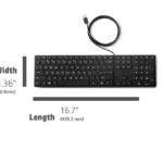 کیبورد باسیم اچ پی ارجینال مدل Hp wired 320K