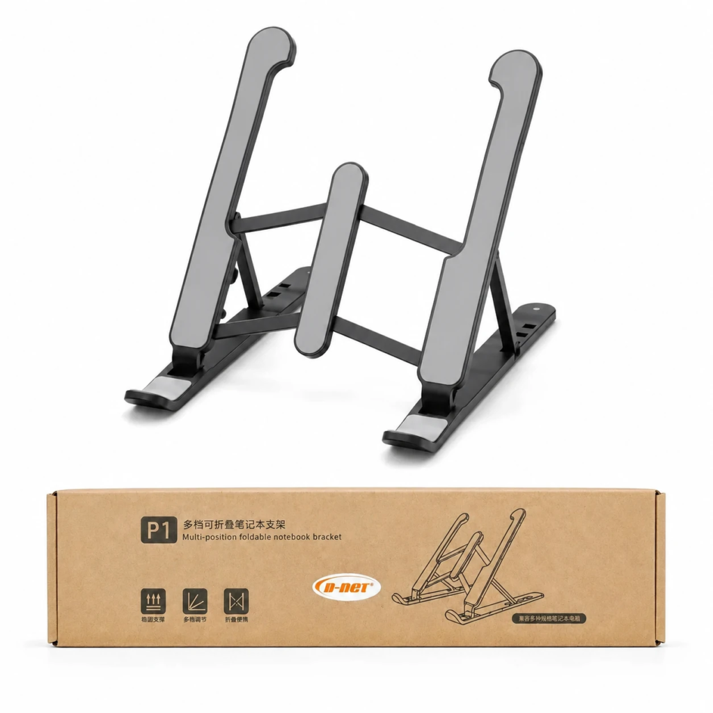 استند پلاستیکی و پایه لپتاپ P18 تاشو خنک کننده