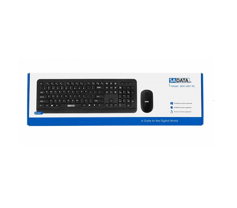 کیبورد و موس SADATA skm-2401 WL